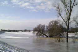 die Elbe im Winter